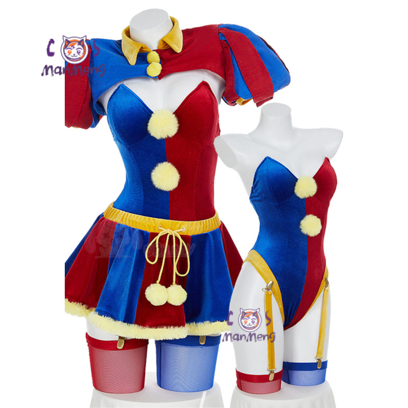 Anime Cosplay Outfit Girl - Anime Verbazingwekkende joker Meisje Digitale Circus