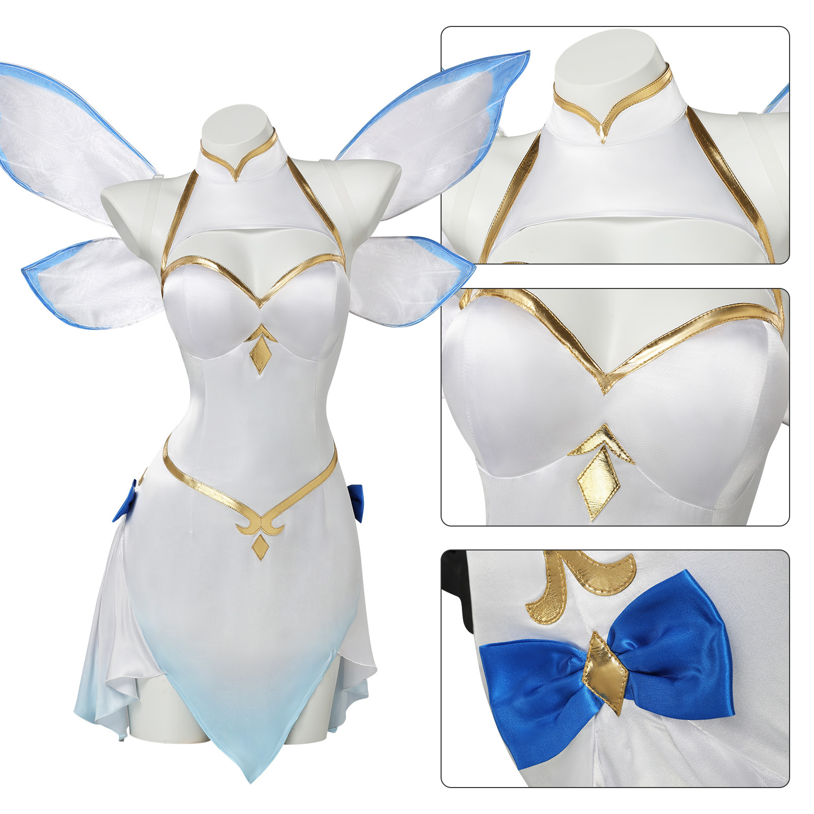 Anime Cosplay Rem - Anime Re:zero Rem Cosplay Kostuum Pruik
