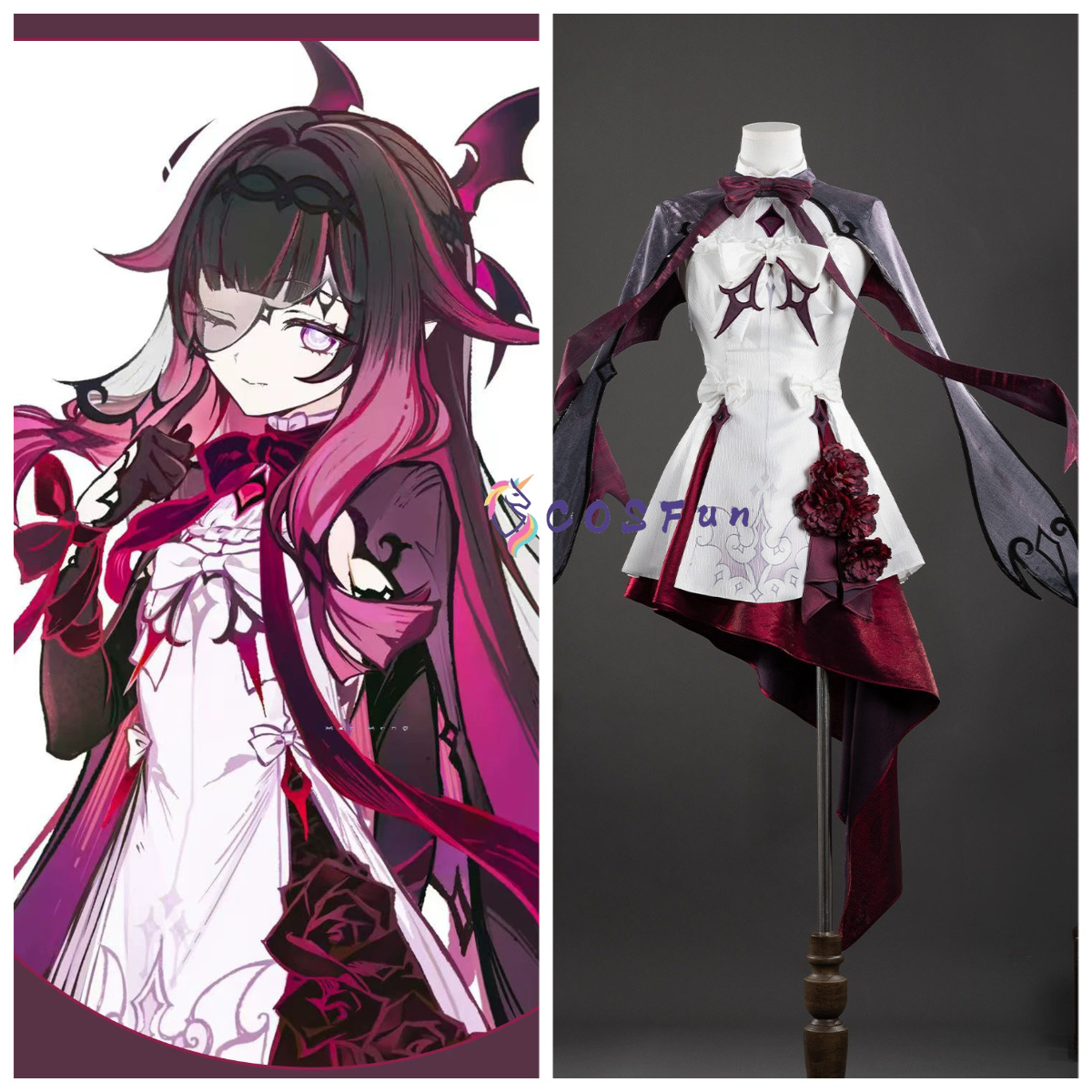 Anime Cosplay Girls - Genshin Impact Columbina Cosplay Kostuum Rollenspel