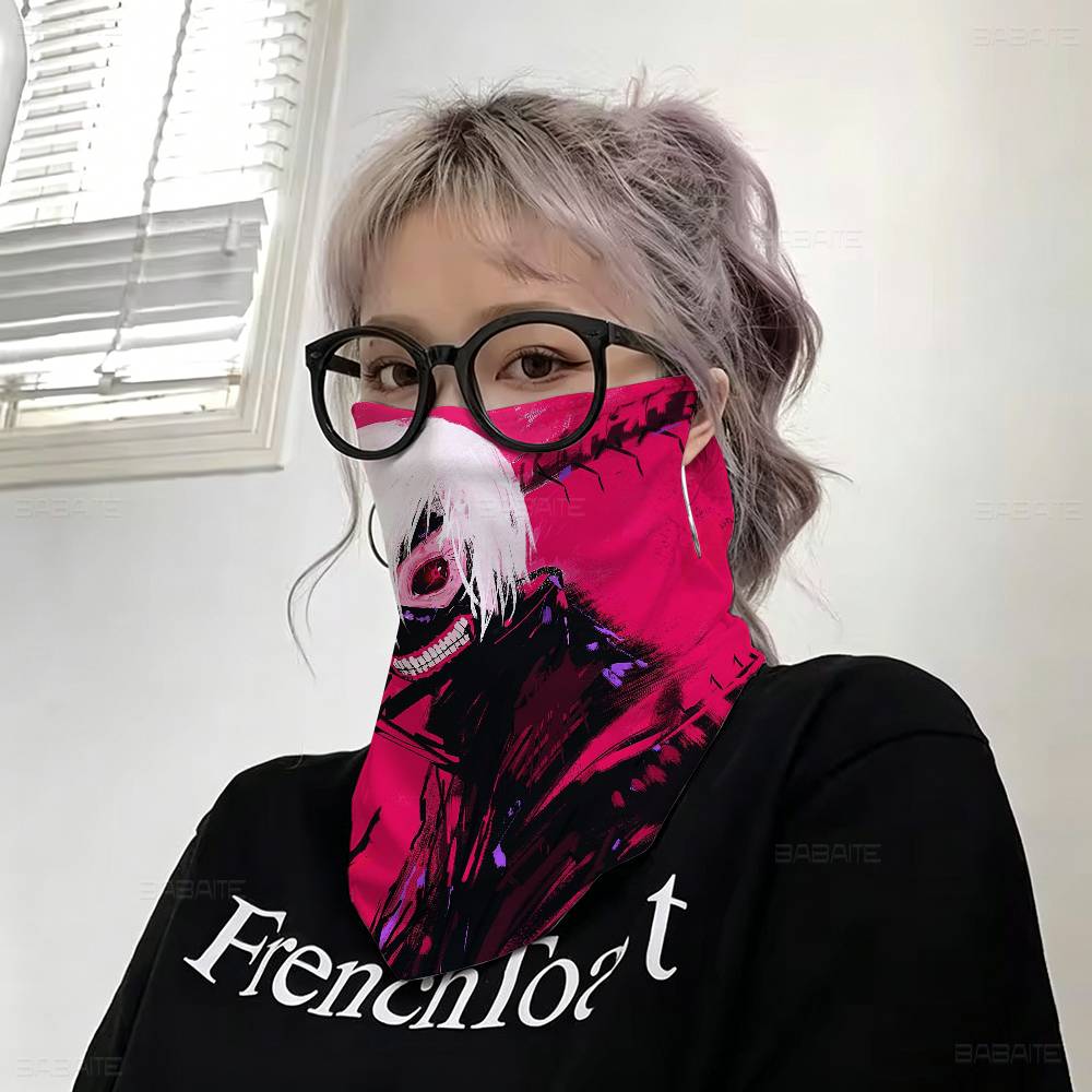 Tokyo Ghoul Mask - Japanse Anime T-Tokyo G-ghoul sjaal Ademend