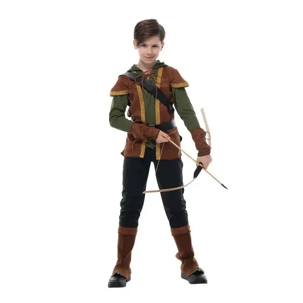 Anime Cosplay Boy - Jongens Snailify Kids Archer-kostuum Hunter-kostuum Robin