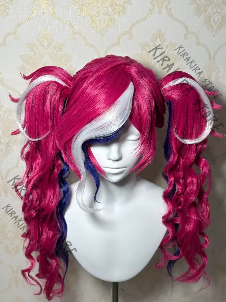 Cosplay Anime Expo - Hazbin Hotel Velvette Styling Haarstukje Periwig