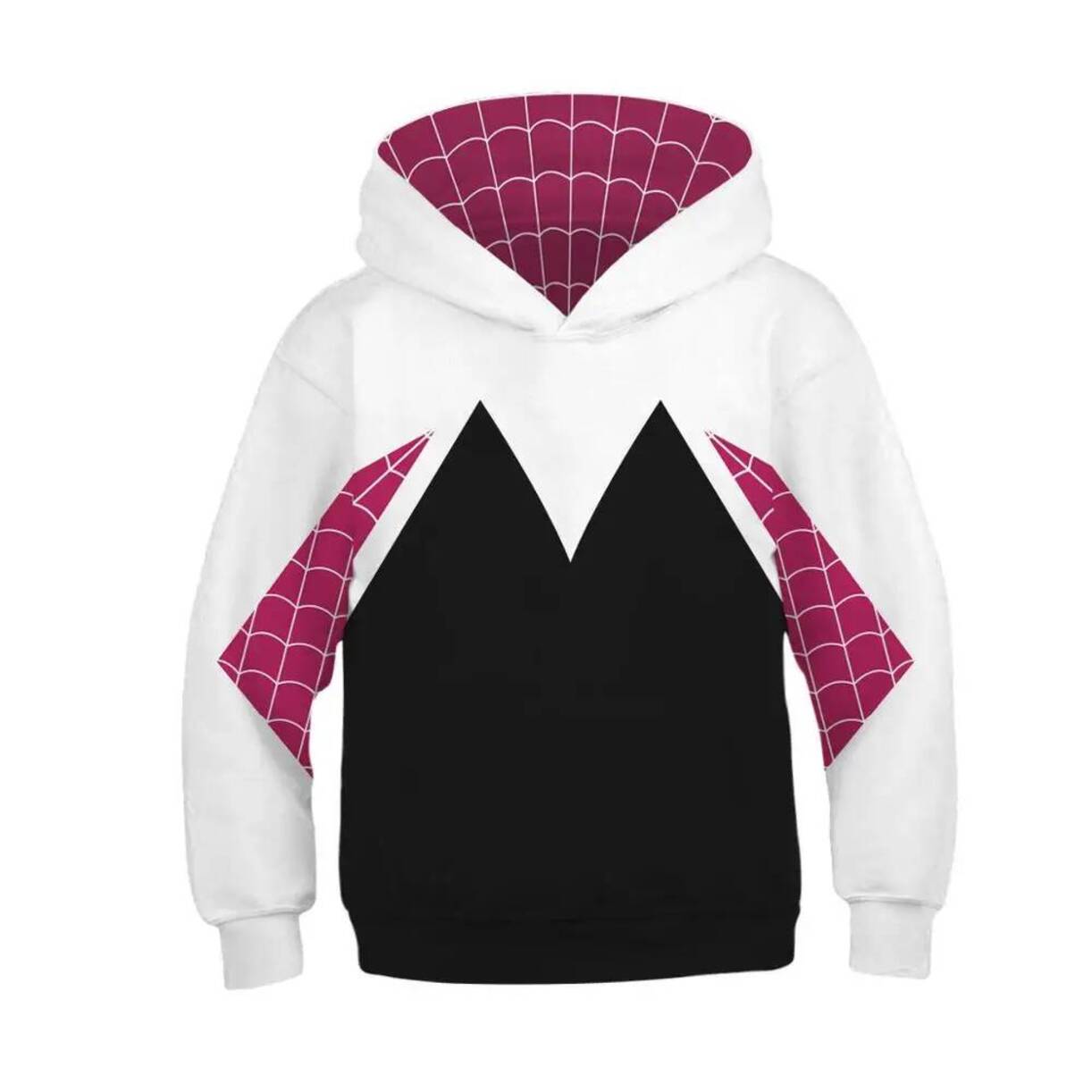 Anime Cosplay Boy - Kinderen Gwen Stacy Cosplay Kostuums Hoodie