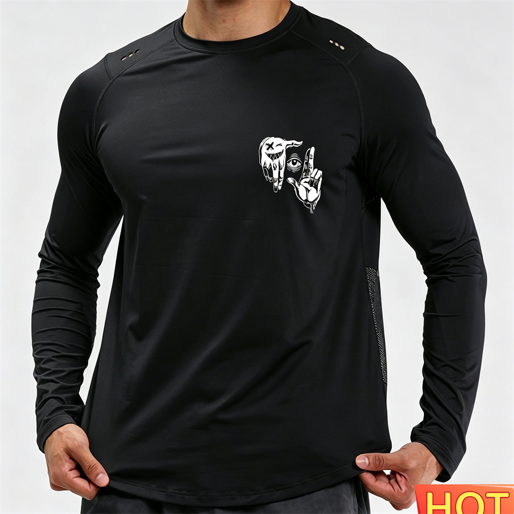 Anime & Cosplay Expo Acx 2025 - Herfst Heren Fitness Langarm T-shirt Anime
