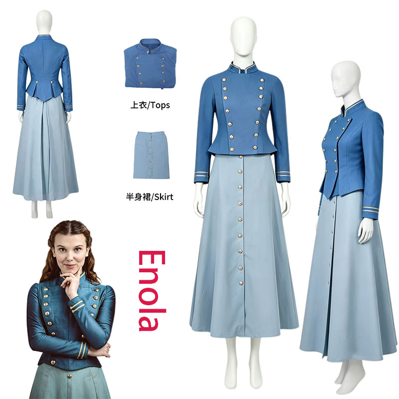 Anime Cosplay Outfit - WHH Movie Enola Cosplay Kostuum Holmes
