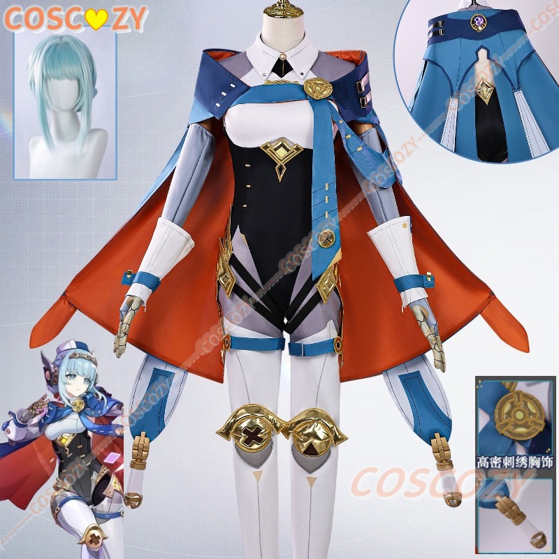 Anime Cosplay Outfit Girl - Genshin Impact Ineffa Cosplay Kostuum Pruik