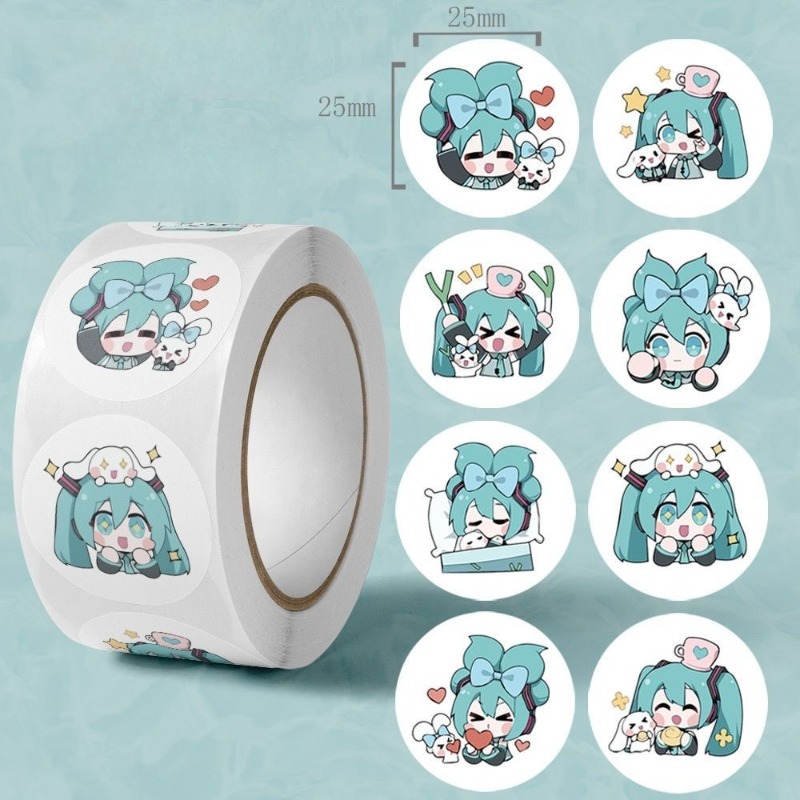 Anime Cosplay Boy - Ins esthetische schattige Hatsune Miku-stickers, decoratieve