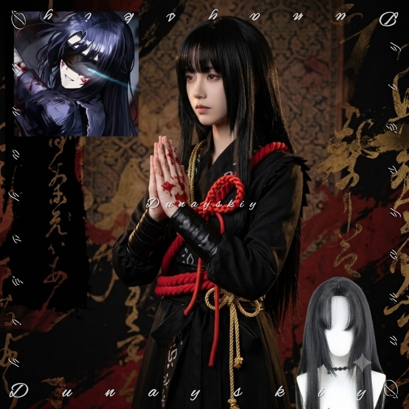 Anime Cosplay Thick - Samurai met dikke rode touwband Limbus