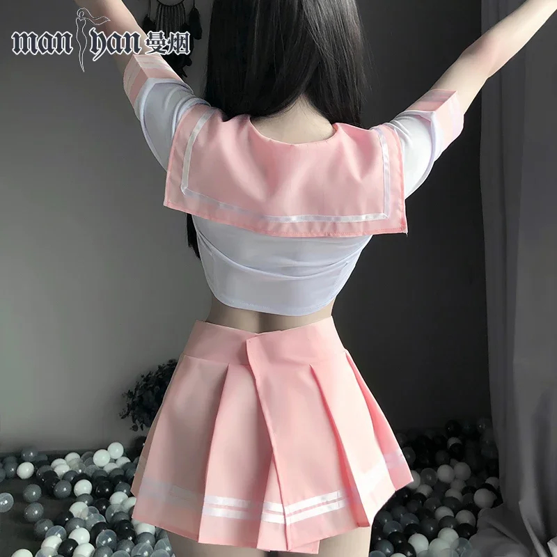 Anime Cosplay Korean Girl - 2026 Koreaanse Korte Shirt Geplooide Rokken