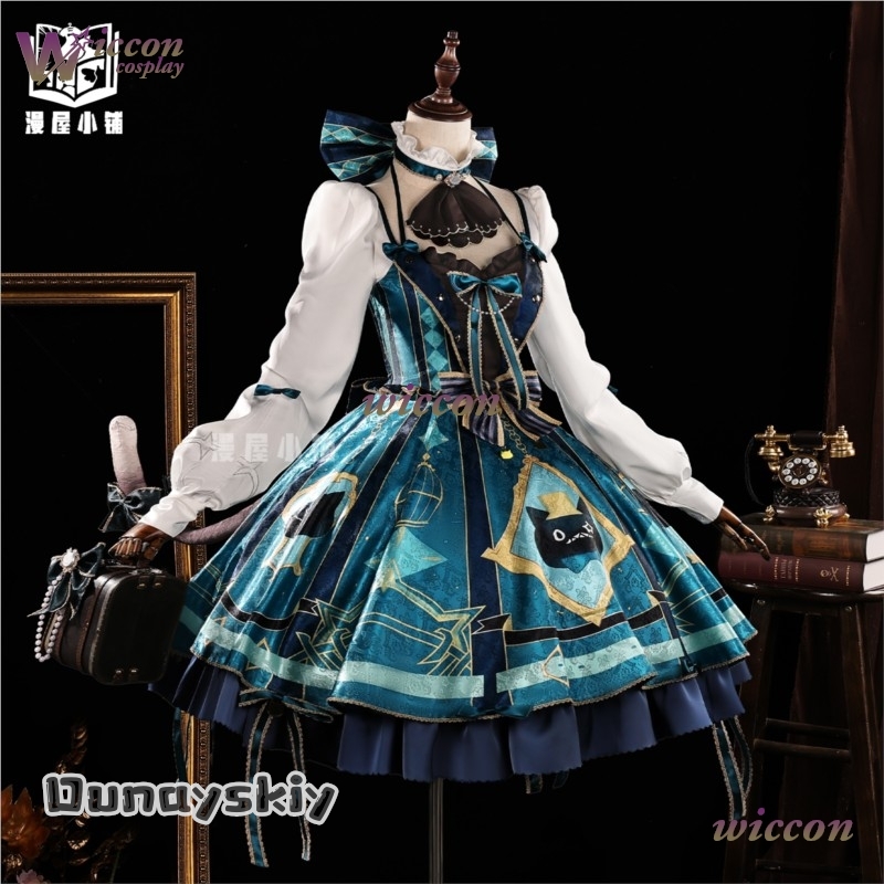 Anime Cosplay Korean Girl - Genshin Impact Koreaanse koffie samenwerking Lynette
