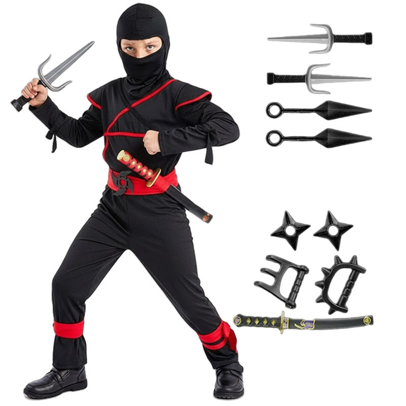 Anime Cosplay Boy - Japans Samurai-kostuum voor kinderen Ninja Cosplay