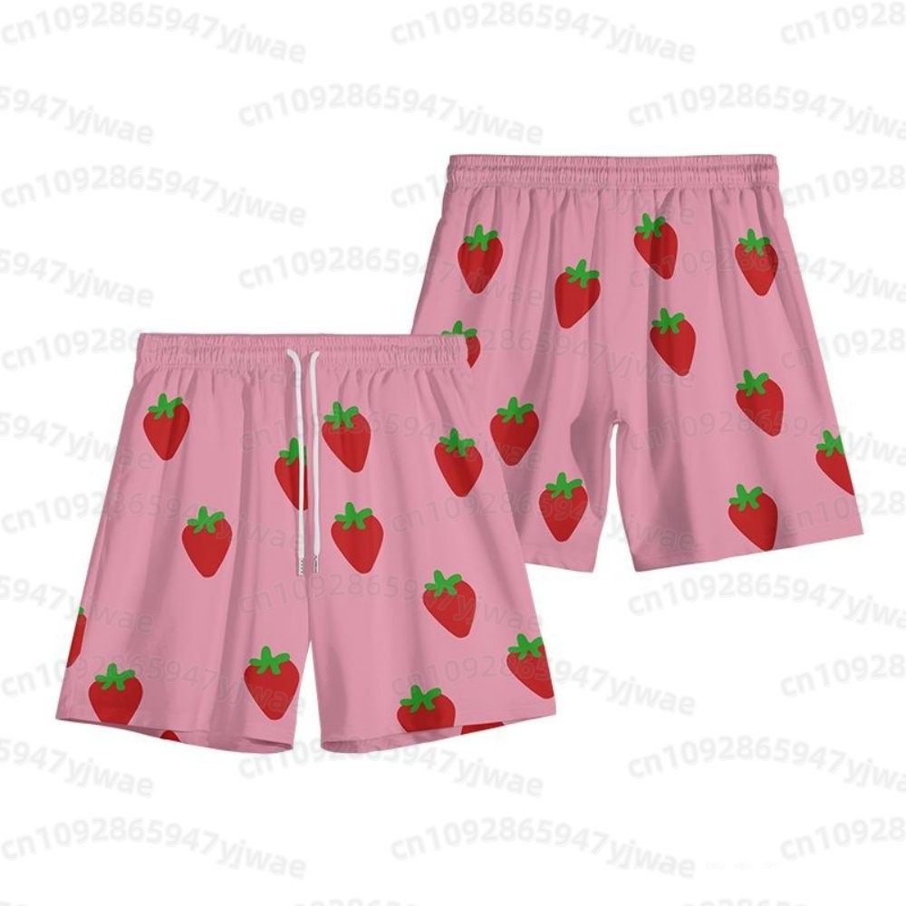 2026 Heren Roze Aardbei Korte  - Anime & Cosplay Expo Acx 2025 recensie en prijs