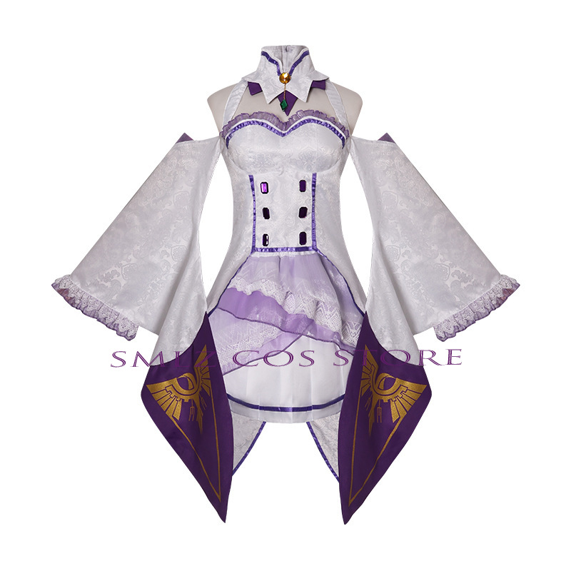 Emilia Cosplay Anime Re Zero K - Anime Cosplay Outfit recensie en prijs