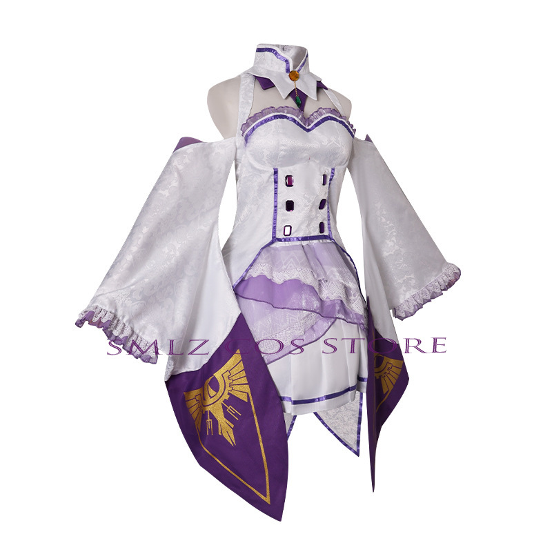 Emilia Cosplay Anime Re Zero K - Anime Cosplay Outfit recensie en prijs