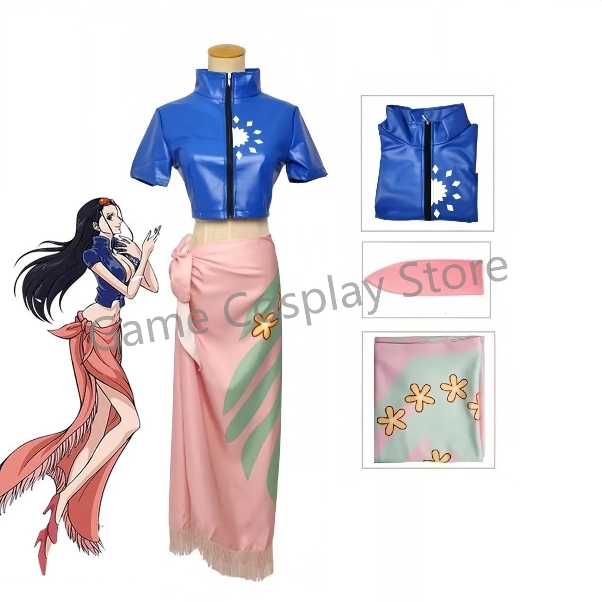 Nico Robin Cosplay Kostuum Jur - Anime Cosplay Yor recensie en prijs