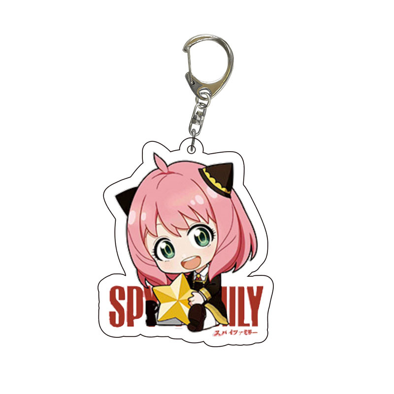 Spy x Family Acryl sleutelhang - Anime Cosplay Yor recensie en prijs