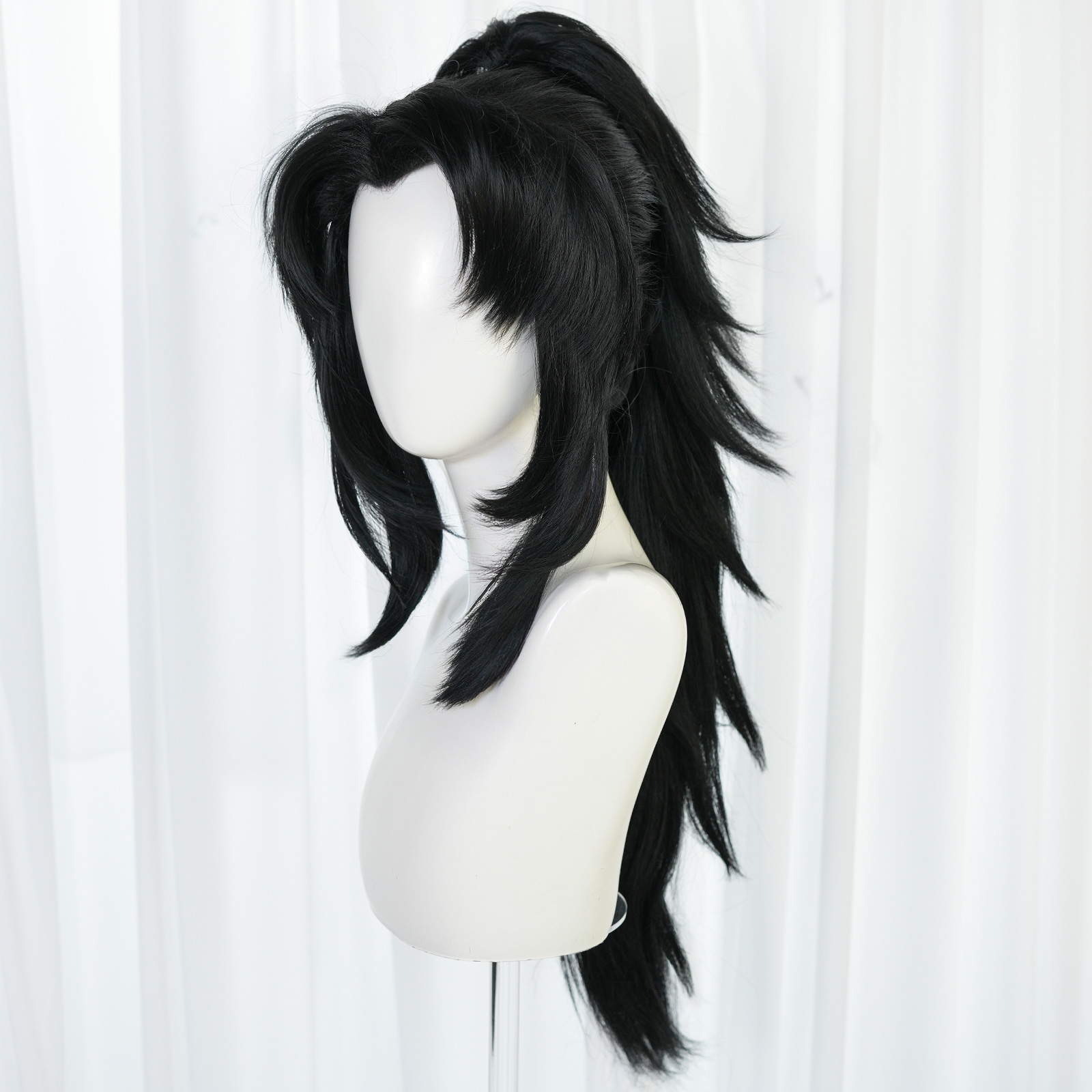 Anime cosplay pruik zwart kaps - Cosplay Anime Expo recensie en prijs