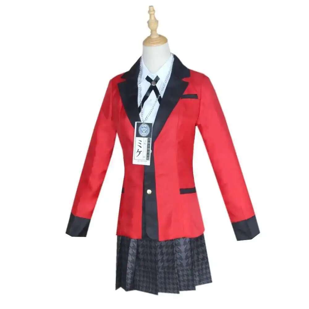 Anime Kakegurui Jabami Yumeko  - Anime Cosplay Outfit Girl recensie en prijs