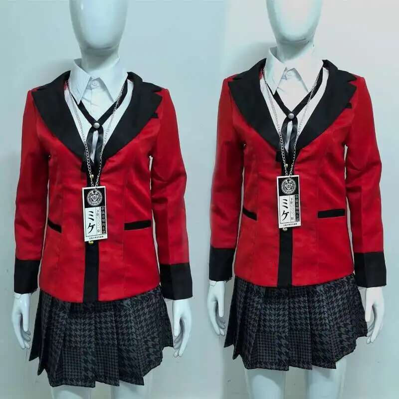 Anime Kakegurui Jabami Yumeko  - Anime Cosplay Outfit Girl recensie en prijs