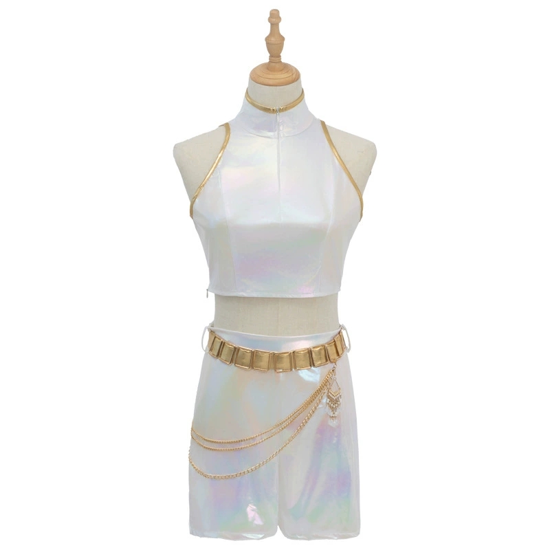 Cosplay Kostuum PU Leer Wit Zi - Anime Cosplay Outfit Girl recensie en prijs