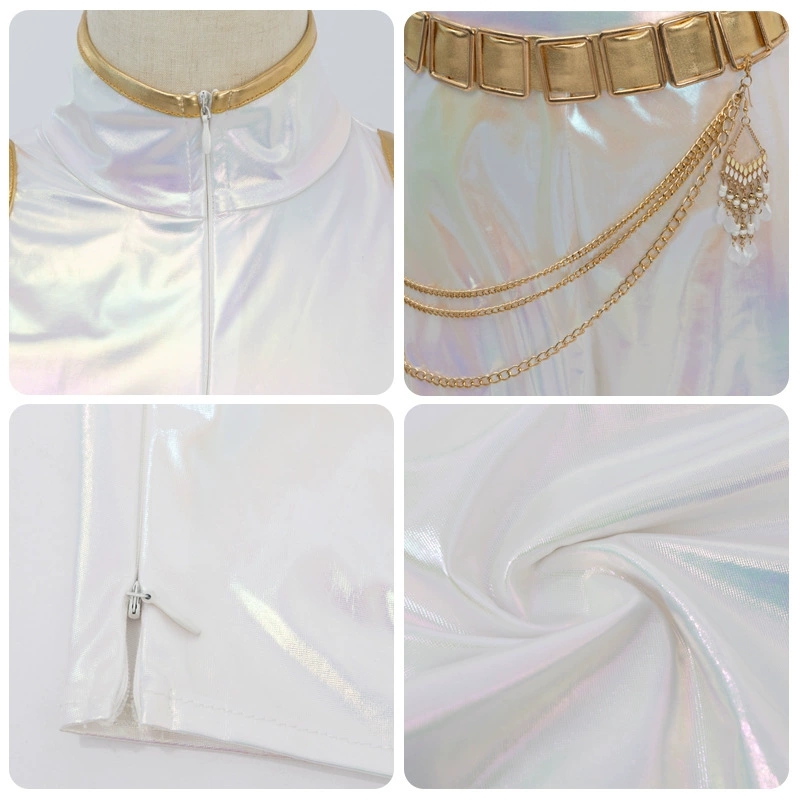 Cosplay Kostuum PU Leer Wit Zi - Anime Cosplay Outfit Girl recensie en prijs