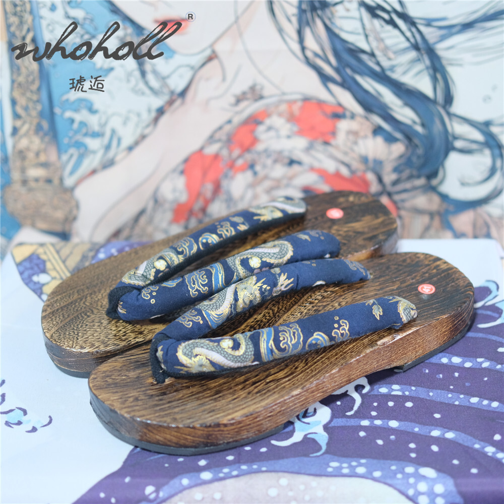 Man Houten Klompen Slippers Da - Anime Cosplay Thick recensie en prijs