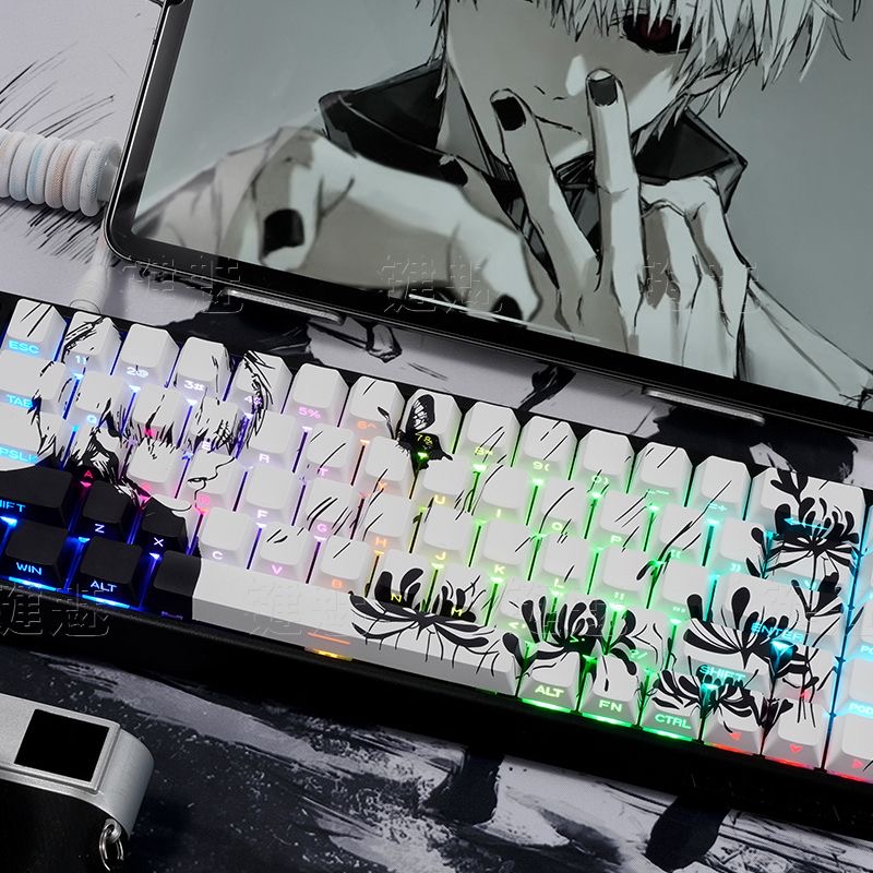 130-toetsen Kaneki Ken Thema K - Tokyo Ghoul Mask recensie en prijs