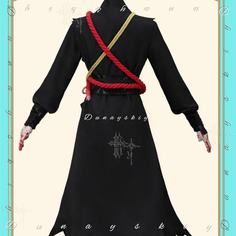 Samurai met dikke rode touwban - Anime Cosplay Thick recensie en prijs