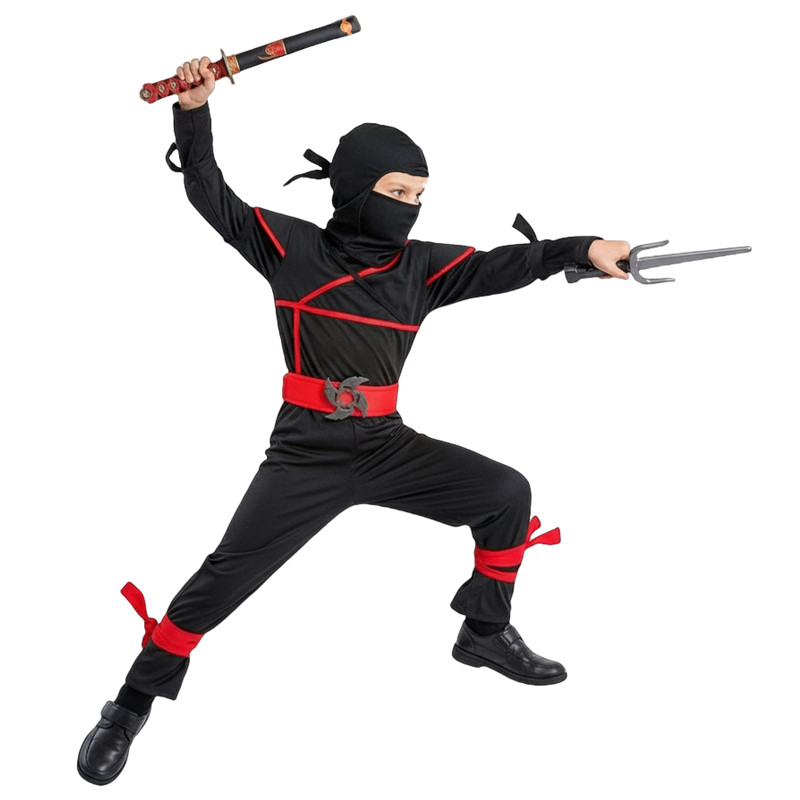 Japans Samurai-kostuum voor ki - Anime Cosplay Boy recensie en prijs